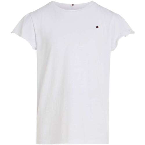 Vêtements Fille T-shirts manches courtes Tommy Hilfiger 144244VTPE24 Blanc