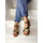 Chaussures Femme Sandales et Nu-pieds Eva Frutos - Sandales 760 Or/Kaki Multicolore
