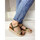 Chaussures Femme Sandales et Nu-pieds Eva Frutos - Sandales 760 Or/Kaki Multicolore