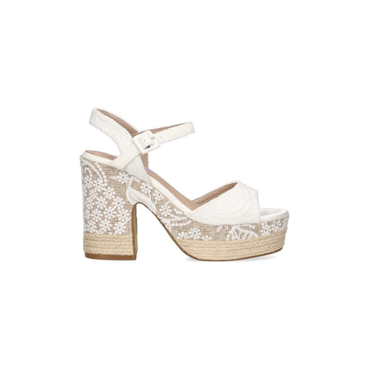 Chaussures Femme Sandales et Nu-pieds Luna Collection 73590 Blanc