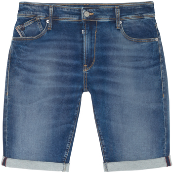 Vêtements Homme Shorts / Bermudas Le Temps des Cerises Short coton d?lav? Bleu