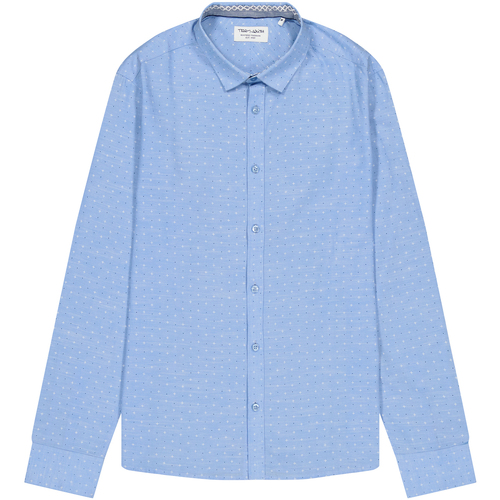 Vêtements Homme Chemises manches longues Teddy Smith Chemise coton droite Bleu