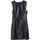 Vêtements Femme Robes courtes Salsa Faux leather mini dress Noir