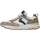 Chaussures Homme Baskets mode Voile Blanche  Gris