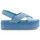 Chaussures Femme Ciabatte CALVIN Mens KLEIN Ergonomic Slide Perf Patent HW0HW00685 Ck White YAF  Bleu