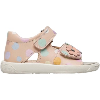 Chaussures Fille Oh My Sandals Naturino Sandales en cuir avec pois MAY Rose