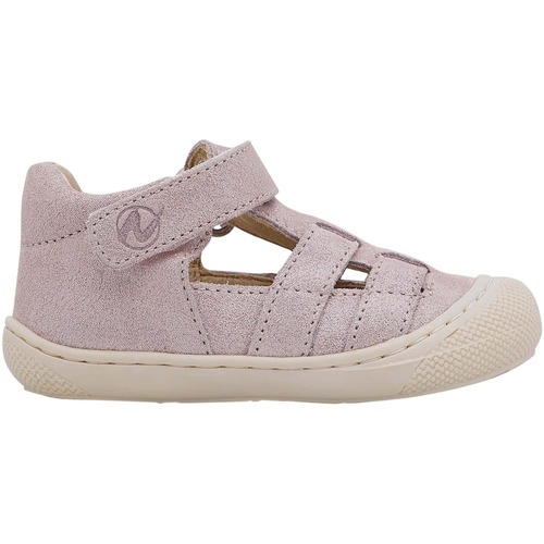 Chaussures Fille Low Cut Shoe Παιδικά Παπούτσια Naturino Sandales semi-ouvertes en suède BEDE Rose