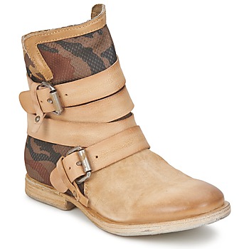 Chaussures Femme Boots Airstep / A.S.98 TRIP METAL NUDO-MILITARE-NATURAL