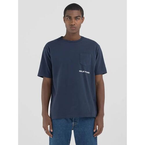 Vêtements Homme T-shirts & Polos Replay M6815.22662G-277 Bleu