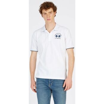 Vêtements Homme T-shirts & Polos La Martina CCMP01 PK001-00001 OPTIC WHITE Blanc