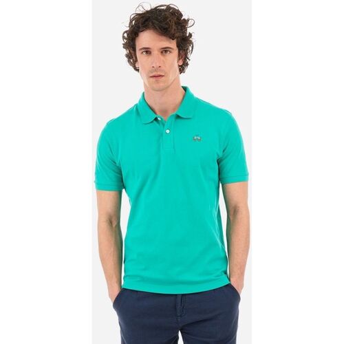 Vêtements Homme T-shirts & Polos La Martina YMP002-PK001-03123 VIVID GREEN Vert