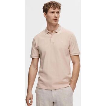 Vêtements Homme T-shirts & Polos Selected 16087840 DANTE SPORT-CAMEO ROSE Rose
