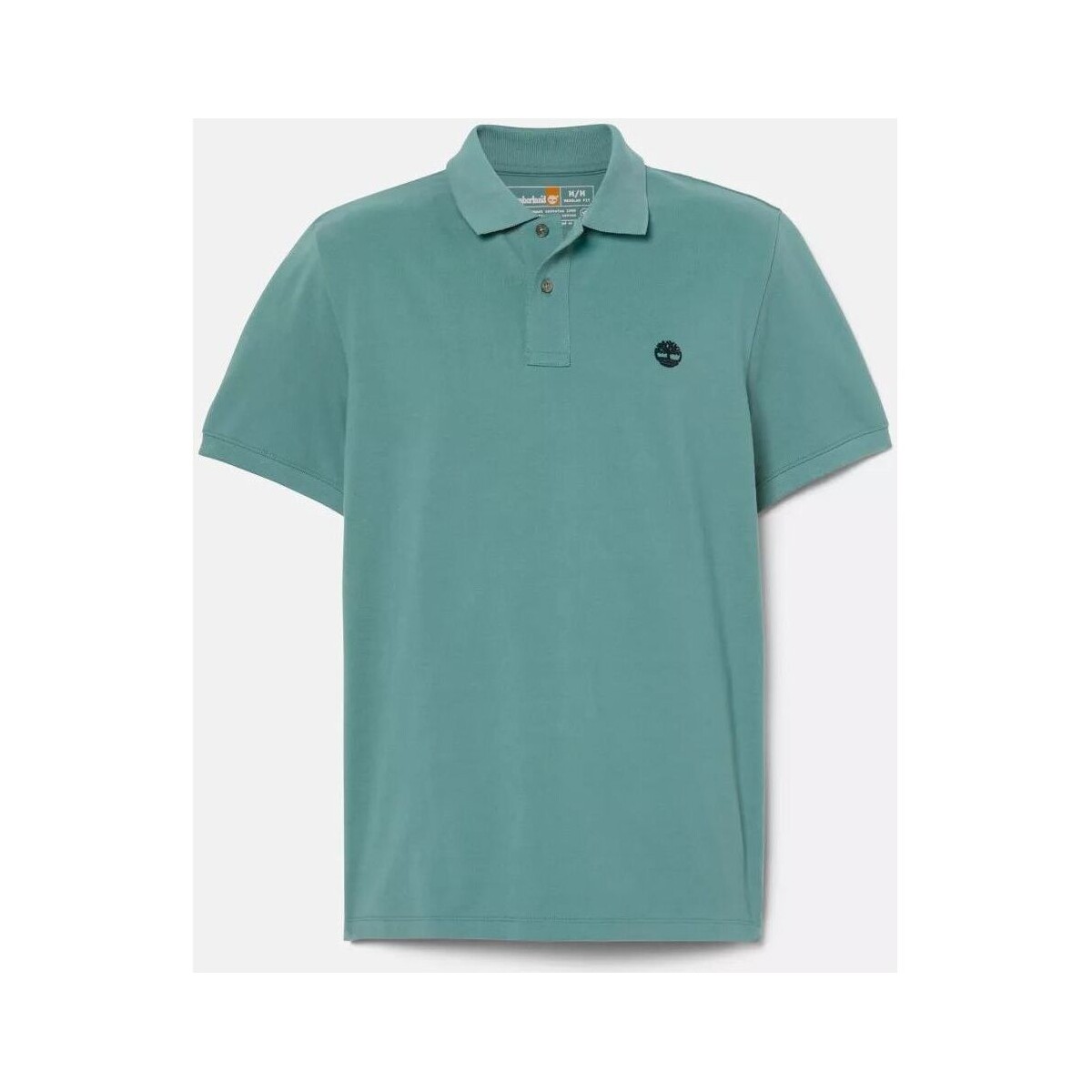 Vêtements Homme T-shirts & Polos Timberland TB0A26NF PRINTED SLEEVE POLO-CL61 SEA PINE Vert