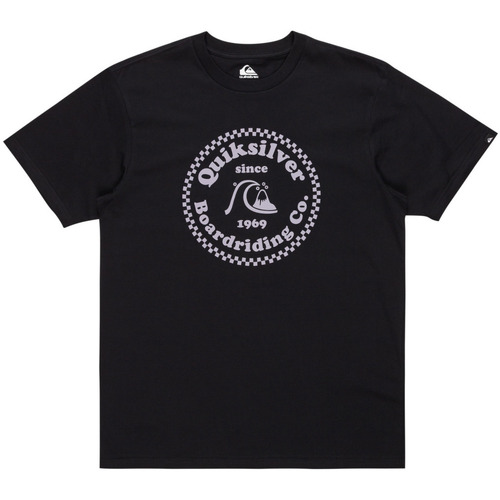 Vêtements Homme T-shirts & Polos Quiksilver T-Shirt Manche Courte Col Ras Du Cou Positano Emb Noir