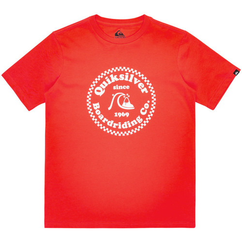Vêtements Garçon T-shirts & Polos Quiksilver Printemps / Eté Rouge