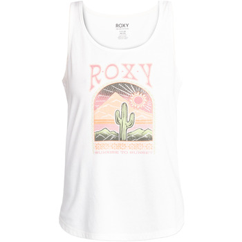 Vêtements Femme Débardeurs / T-shirts Tecnologias manche Roxy Beach Angel B Blanc
