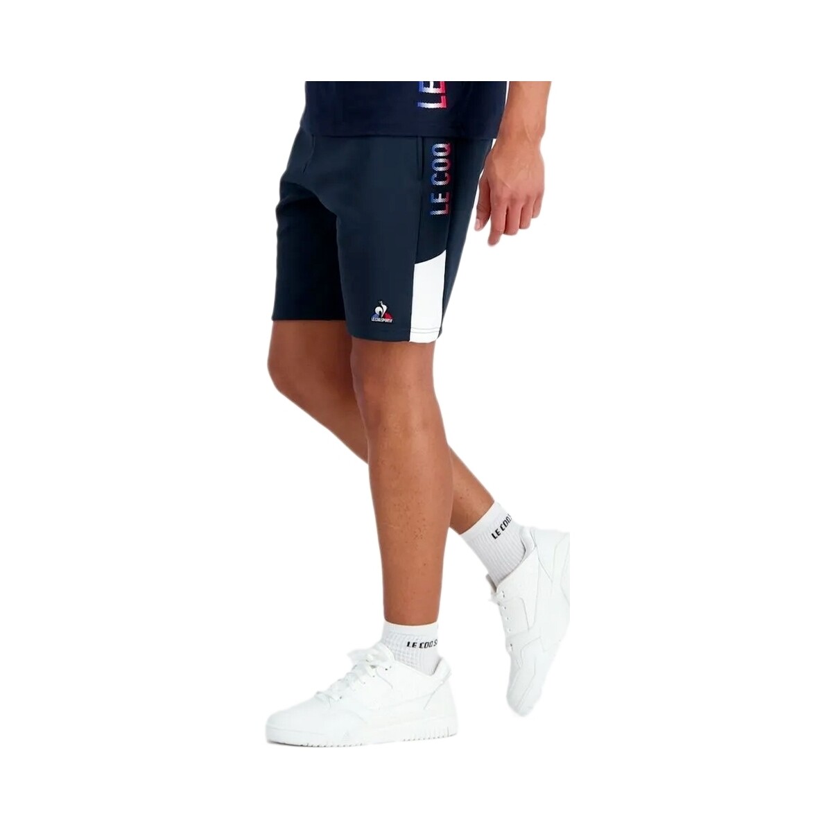 Vêtements Homme Shorts / Bermudas Le Coq Sportif Tricolore Bleu