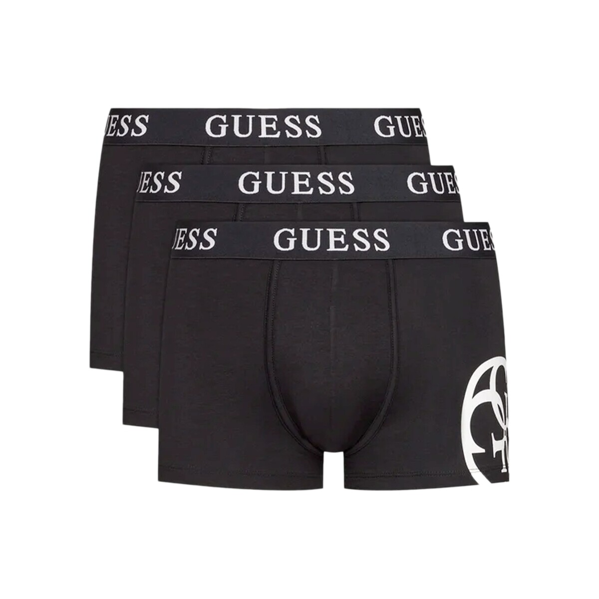 Sous-vêtements Homme Boxers Guess Pack x3 stretch Noir