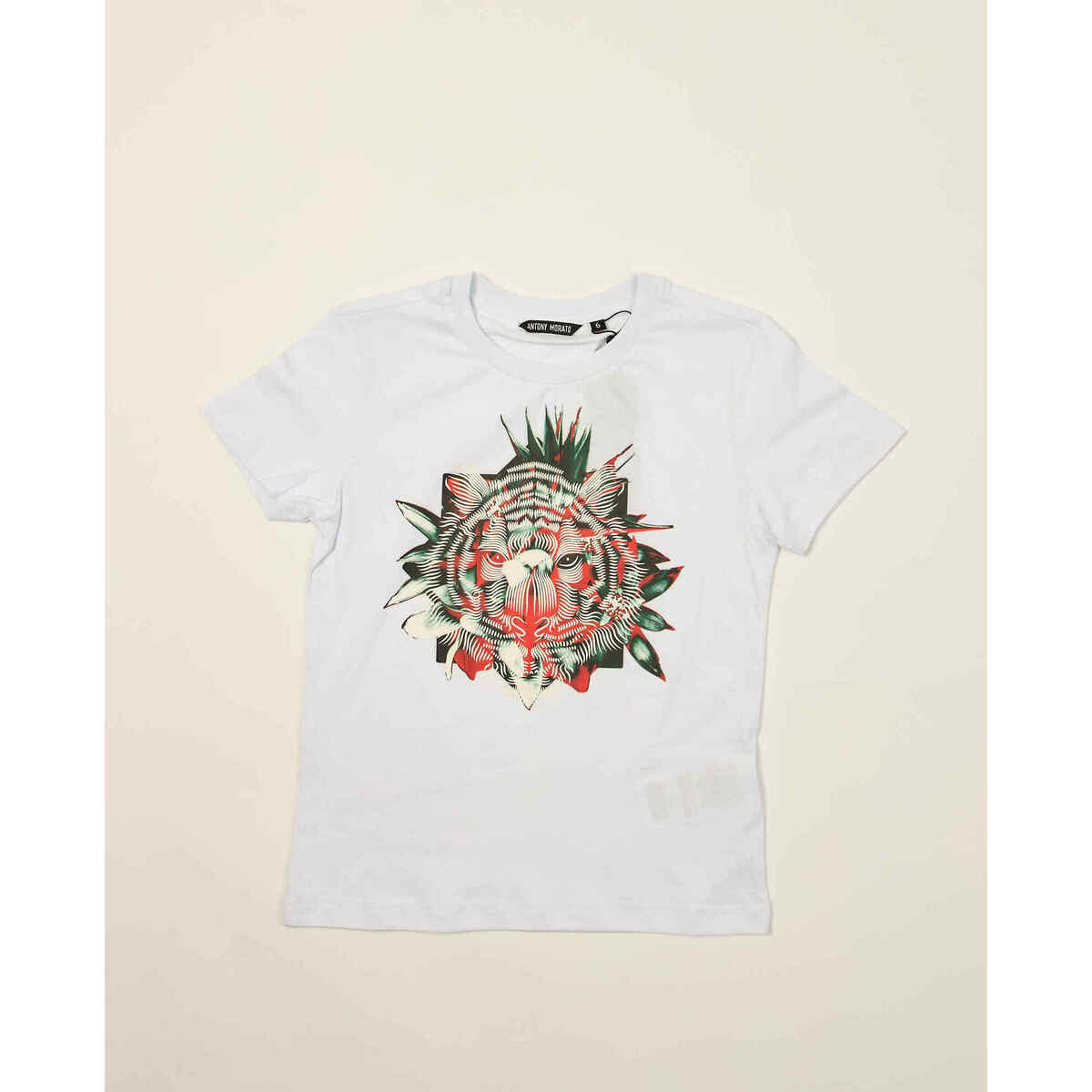 Vêtements Garçon T-shirts & Polos Antony Morato T-shirt ras du cou  pour enfant Blanc