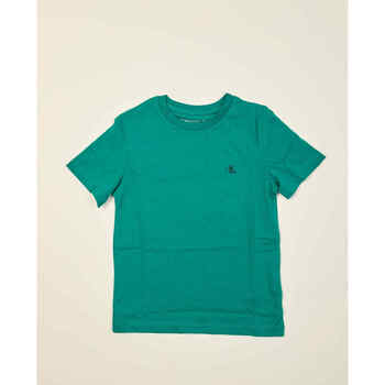 Vêtements Garçon Monogram Wool Blend Dress With Padded Shoulders Calvin Klein Jeans Lot de 2 t-shirts enfant  en coton Blanc