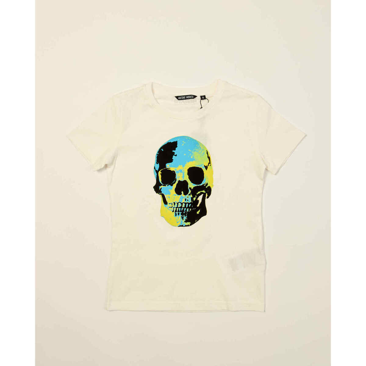 Vêtements Garçon T-shirts & Polos Antony Morato T-shirt enfant  avec tête de mort Beige