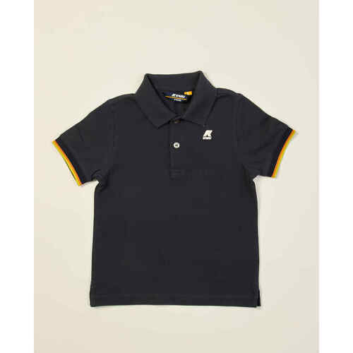 Vêtements Garçon T-shirts & Polos K-Way Polo enfant  Vincent en coton Bleu