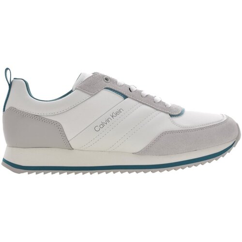 Chaussures Homme Baskets mode Calvin Klein JEANS Ruched HM0HM01399 Blanc