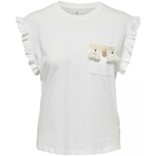 Vêtements Femme T-shirts & Polos Only 15289732 FILIPPA-CLOUD DANVER Beige