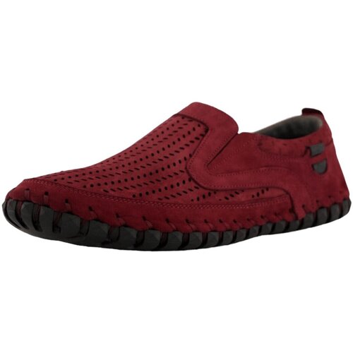 Chaussures Homme Mocassins Gemini  Rouge