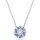 Montres & Bijoux Femme Colliers / Sautoirs Swarovski Collier  Idyllia bleu Blanc