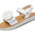 Chaussures Fille Sandales et Nu-pieds Naturino Sandales en cuir TUWA Blanc