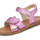 Chaussures Fille Sandales et Nu-pieds Naturino Sandales en cuir WEEKO Rose