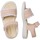 Chaussures Fille Sandales et Nu-pieds Naturino Sandales en cuir AWANATA Rose