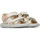 Chaussures Fille Sandales et Nu-pieds Naturino Sandales en cuir avec citrons JULY Blanc