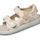 Chaussures Fille Sandales et Nu-pieds Naturino Sandales en cuir avec citrons JULY Blanc