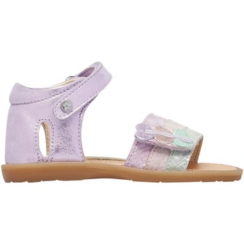 Chaussures Fille Low Cut Shoe Παιδικά Παπούτσια Naturino Sandales en cuir et suède ZEJA Violet
