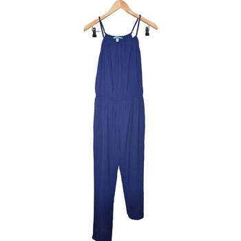 Vêtements Femme Combinaisons / Salopettes Ton sur ton 38 - T2 - M Bleu