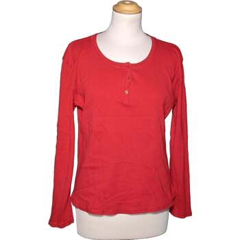 Vêtements Femme T-shirts & Polos Etam top manches longues  40 - T3 - L Rouge Rouge