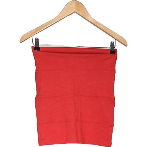 Vêtements Femme Jupes Pull And Bear jupe courte  38 - T2 - M Rouge Rouge