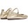 Chaussures Femme Chaussures de travail Wonders BAILARINA FLEXIBLE DE PIEL  PEPA A-86101 PLATA Doré
