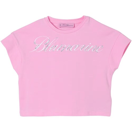 Vêtements Fille T-shirts manches courtes Miss Blumarine IA4135J5003 Rose