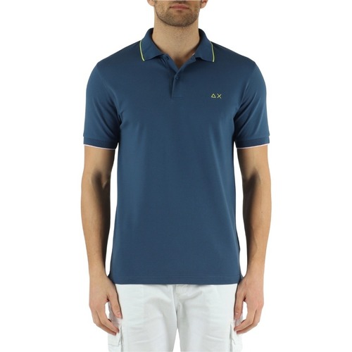 Vêtements Homme T-shirts & Polos Sun68 A34113 Bleu