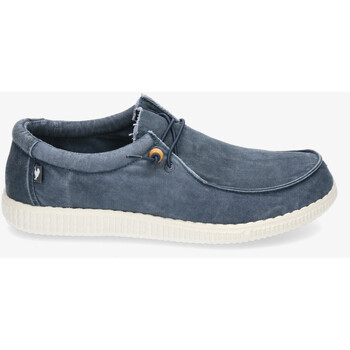 Chaussures Homme Linge de maison Walk In Pitas WP150 WALLABY WASHED Bleu