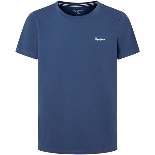 Vêtements Homme T-shirts manches courtes Pepe Leggings jeans Tee Shirt manches courtes Bleu