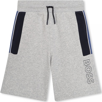 Vêtements Garçon Shorts Check / Bermudas BOSS Bermuda garçon taille élastique Gris