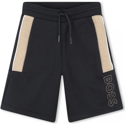 Vêtements Garçon Shorts / Bermudas BOSS Bermuda garçon taille élastique Noir