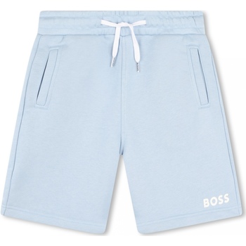 Vêtements Garçon Shorts / Bermudas BOSS Short garçon taille élastique Bleu