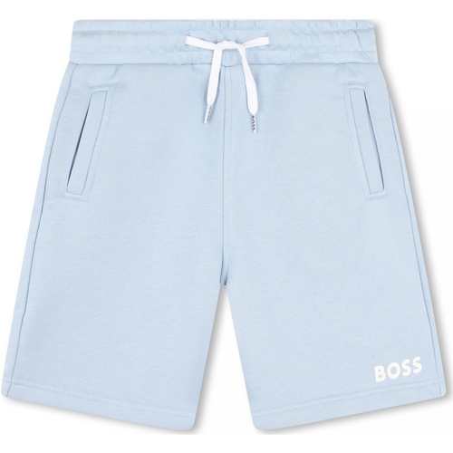Vêtements Garçon Shorts VERSACE / Bermudas BOSS Short garçon taille élastique Bleu