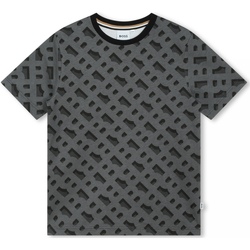 Vêtements Garçon T-shirts manches courtes BOSS Tee Shirt Garçon manches courtes Noir