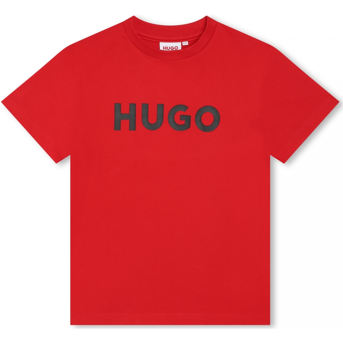 Vêtements Garçon T-shirts manches courtes HUGO Tee Shirt Garçon manches courtes Rouge